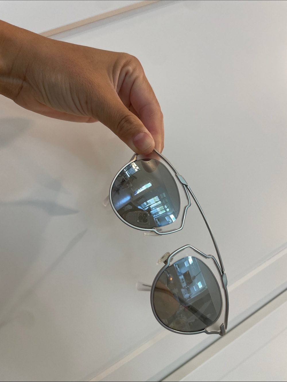 Dior sun glasses Silver